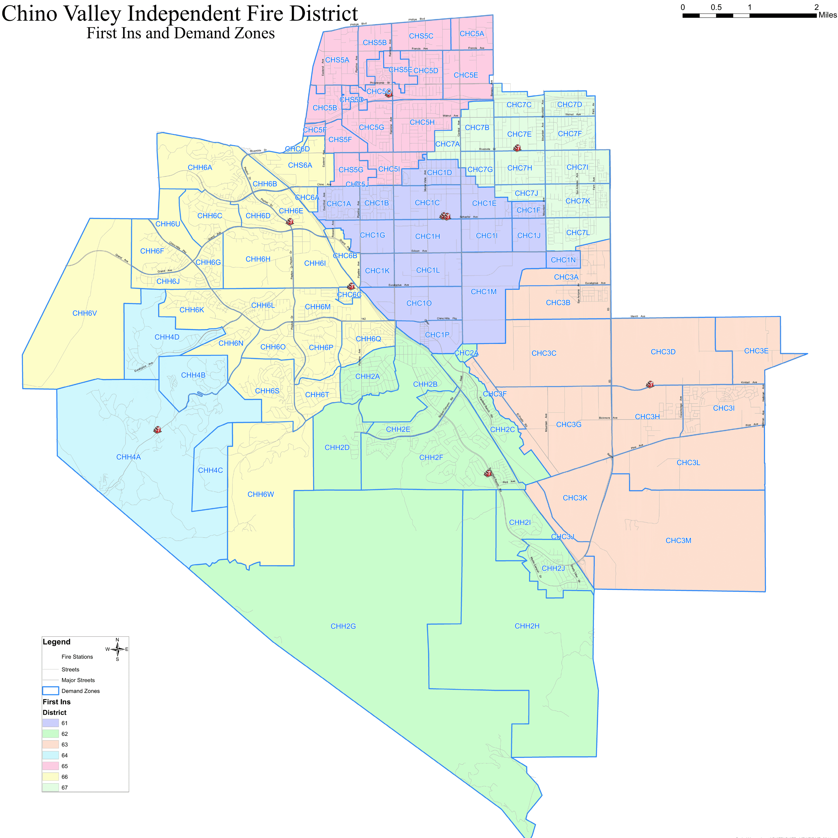 Chino Valley Fire District Coverage Map