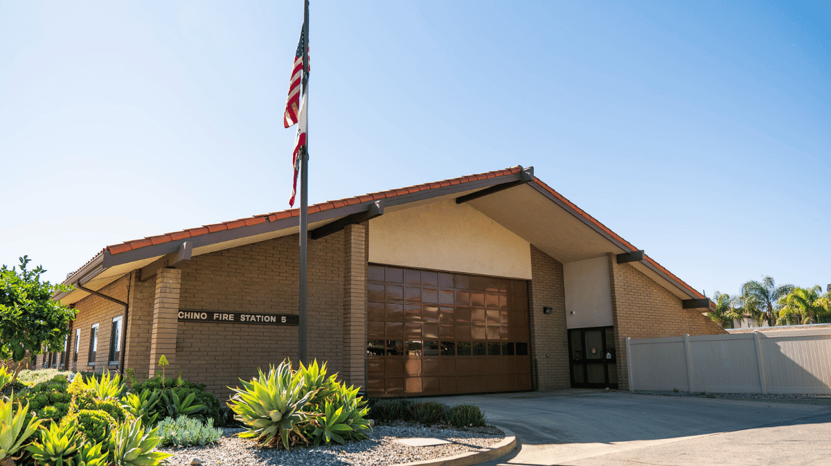The Front of Chino Valley Fire Station 65